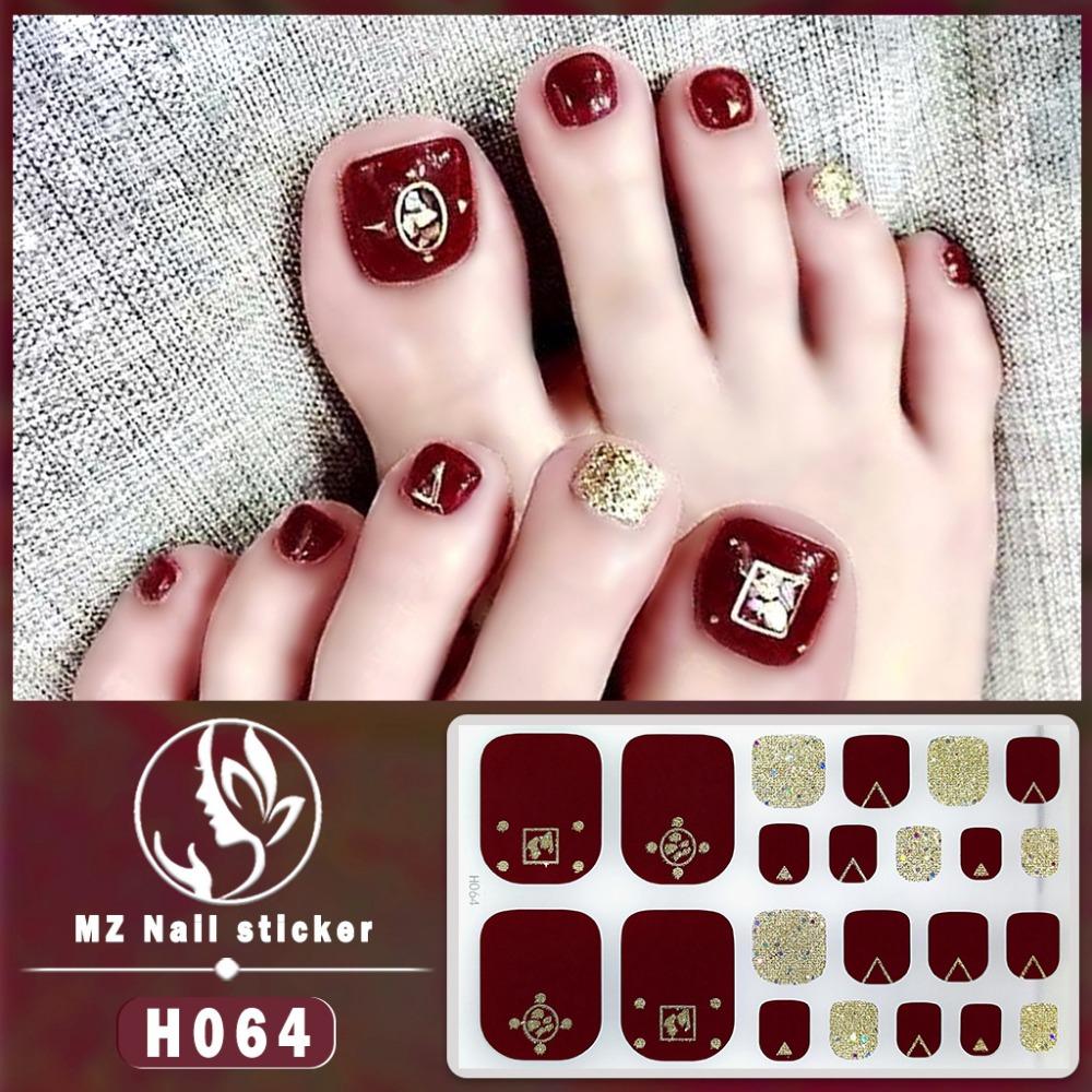 Fake Nails Toenail Sticker 3D Imitation Diamond Manicure Patch Waterproof and Long-lasting Whitening Toenail Sticker Wholesale