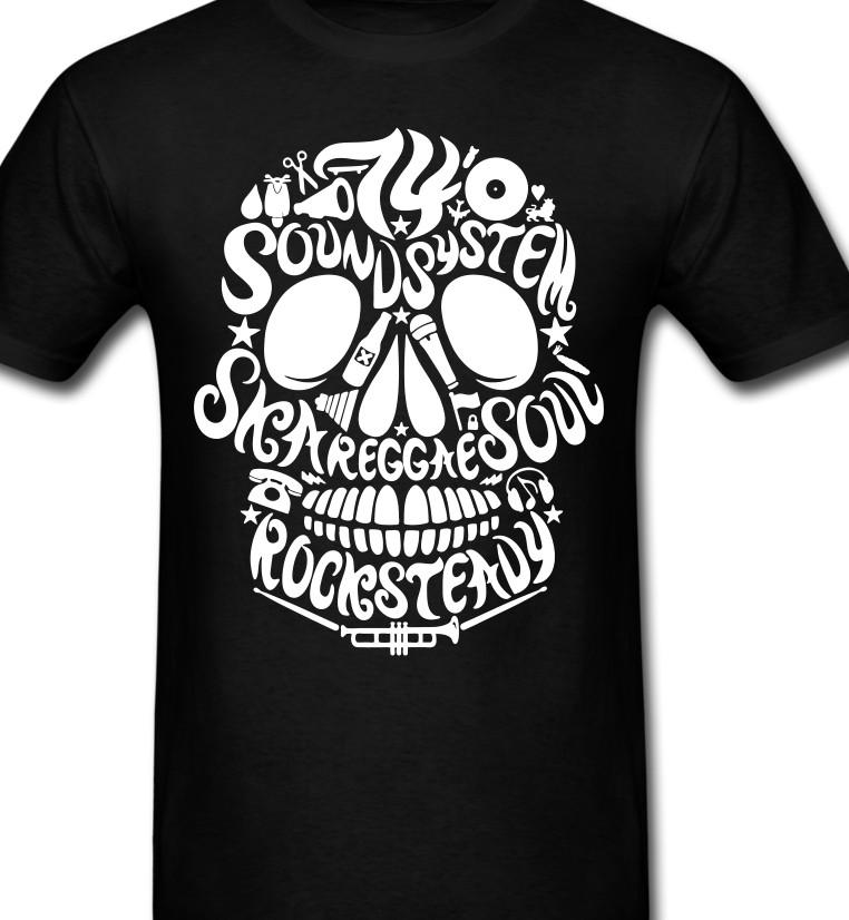 

Футболка Sound System Skull Ямайка Музыка Регги Растафариан Ребел Рокстеди 4XL