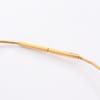 Used HERMES Cardue Ash H-cube Necklace Gold Plated Gold Used