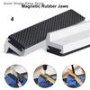 Multi-Purpose V Type Jaw Pads, Aluminum Alloy Vise Protectors for Carpentry Plum