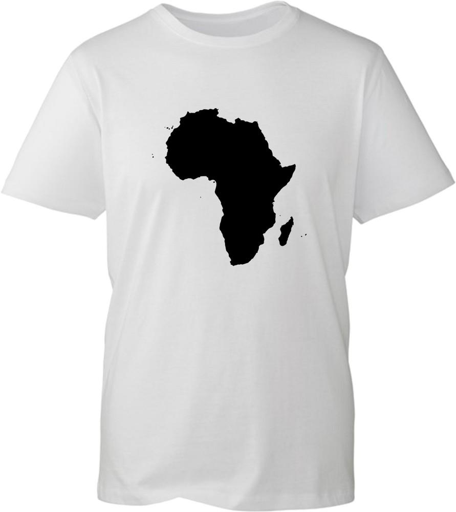 Africa Continent Outline TShirt Black Lives Matter National Day Unisex Tee Top