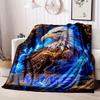 Eagle Customize Your Name Blanket Warm Comfortable And Soft Blankets Are Suitable For Home Chairs Office Sofas Sofas Office Camping And Gifts For