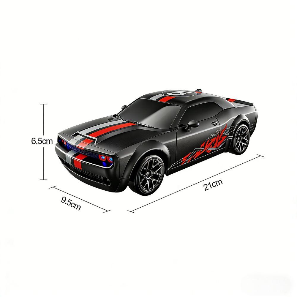 

KAVOWORLD 4WD RC Drift Car 2.4GHz High Speed Remote Control Racing Car Vehicle Model with LED Lights for Boy Toy Birthday Gifts чорний