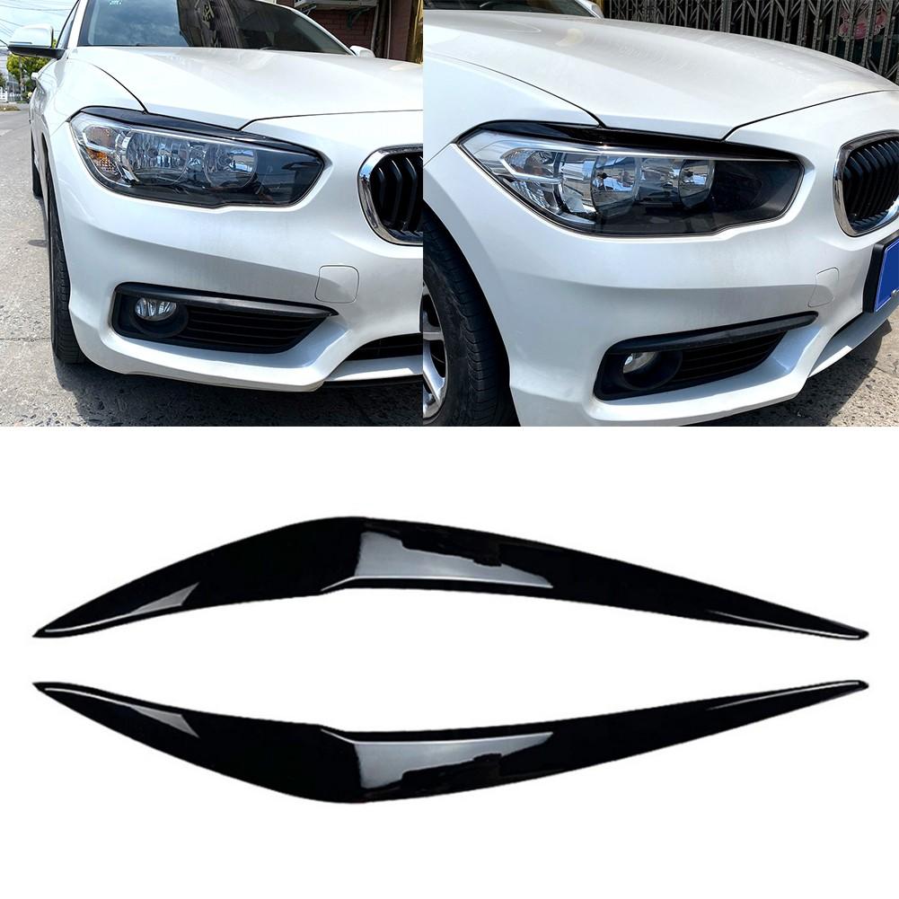 100% New And High Quality Headlight Eyelids ABS Black