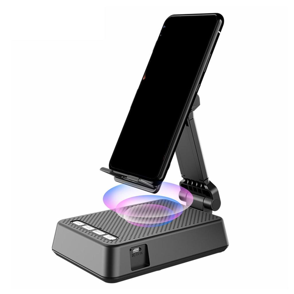 Mobile Cell Phone Stand Holder with Bluetooth Speaker HD Portable Wireless Speake for iPhone/Android Phones