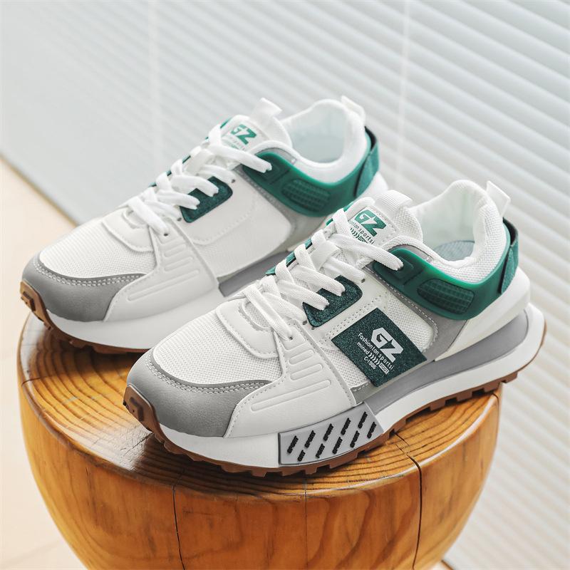 New summer platform sports casual dad men's shoes soft sole soft surface student dad men's shoes