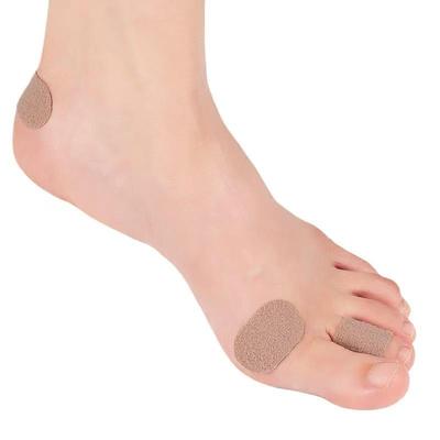 Αυτοκόλλητα Flannel Foot Patch Callus Blister Oval Stickers Protector Εργαλεία περιποίησης ποδιών Αυτοκόλλητα αντιτριβικά επιθέματα για την πρόληψη φυσαλίδων