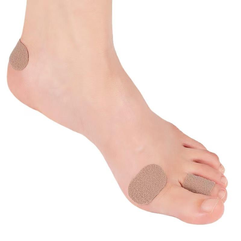 Flannel Stickers Foot Patch Callus Blister Oval Stickers Protector Foot Care Tools Self-adhesive Anti-abrasion Patch Blister Prevention Pads