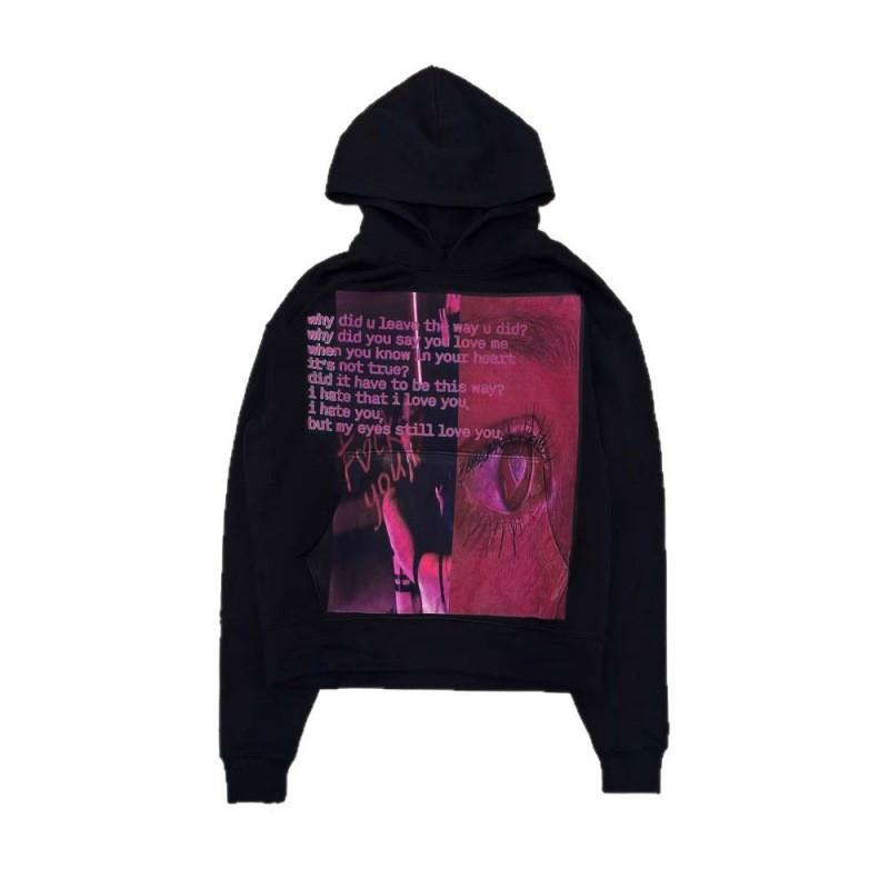 Y2K Streetwear Hoodie Womens Oversized Long Sleeve 3D Printed Graphic Pullover Sweatshirt 2026