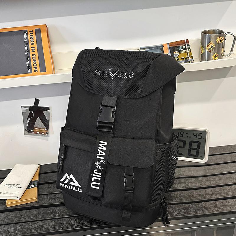 School bag Large capacity travel bag Storage bag Basketball fitness Mountaineering sports backpack Versatile niche lightweight simple backpack