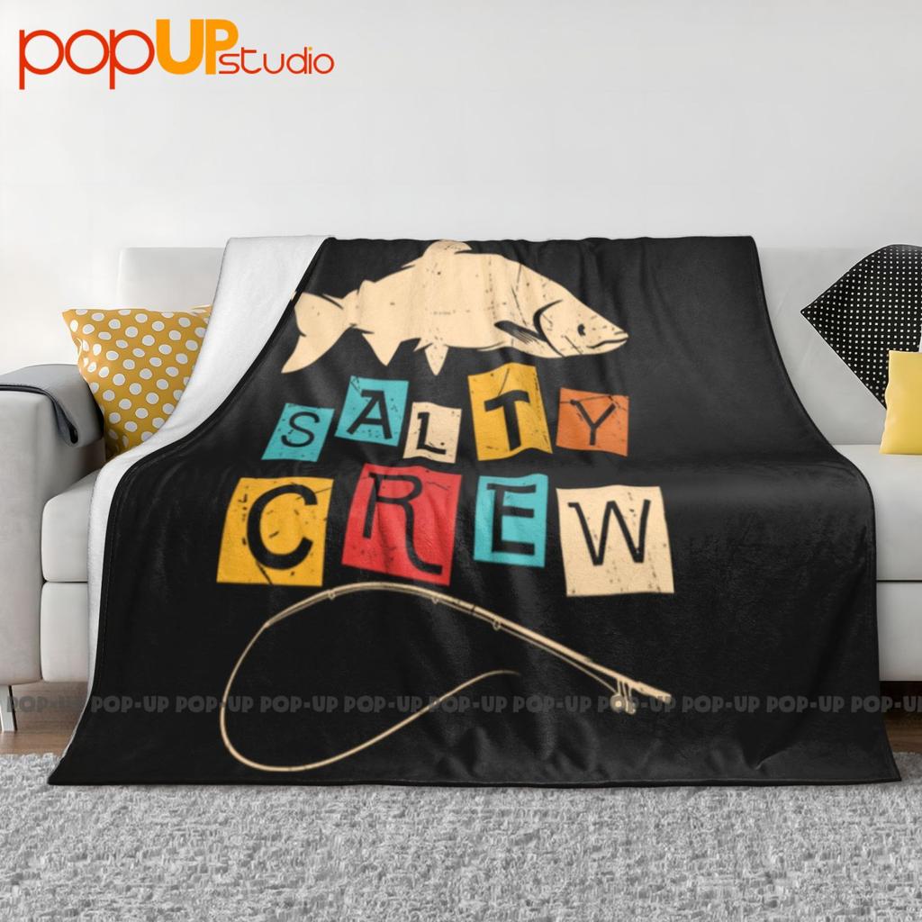 Org Salty Crew Thrill Seekers Risk Takers Surf Snow Skate Rare Ultra-Soft Blanket Quilt Winter Sofa Cover Bed Covers
