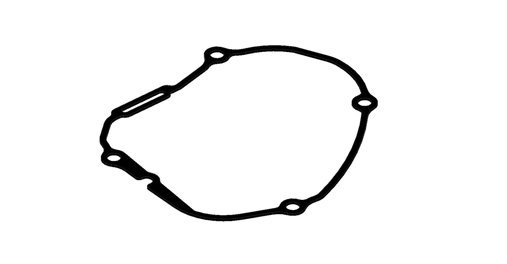 Lichtmaschinendeckeldichtung Yamaha Yz 125 '05-'21 Metall Xradical