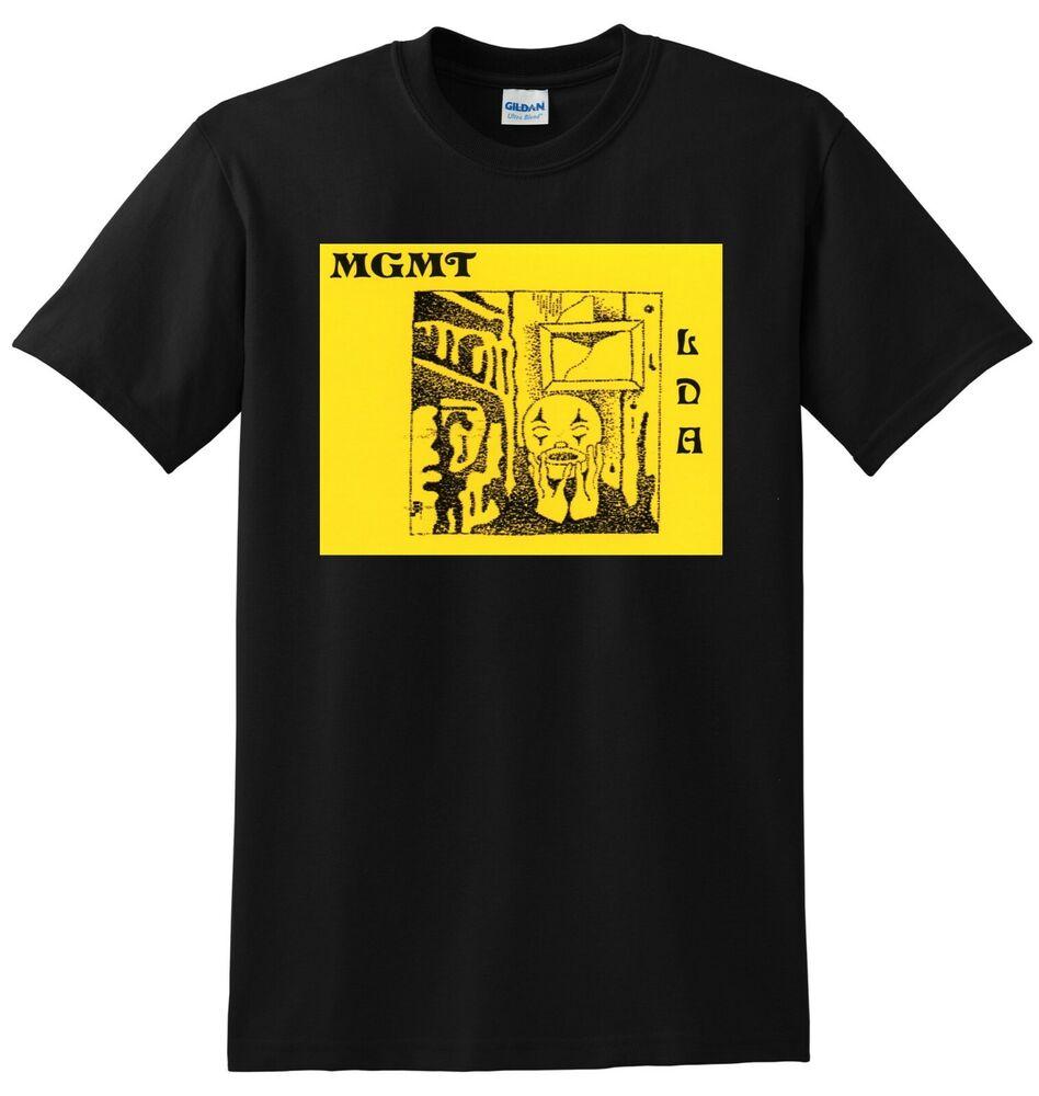 MGMT T SHIRT little dark age vinyl cd cover SMALL MEDIUM LARGE Unisex T-Shirt L