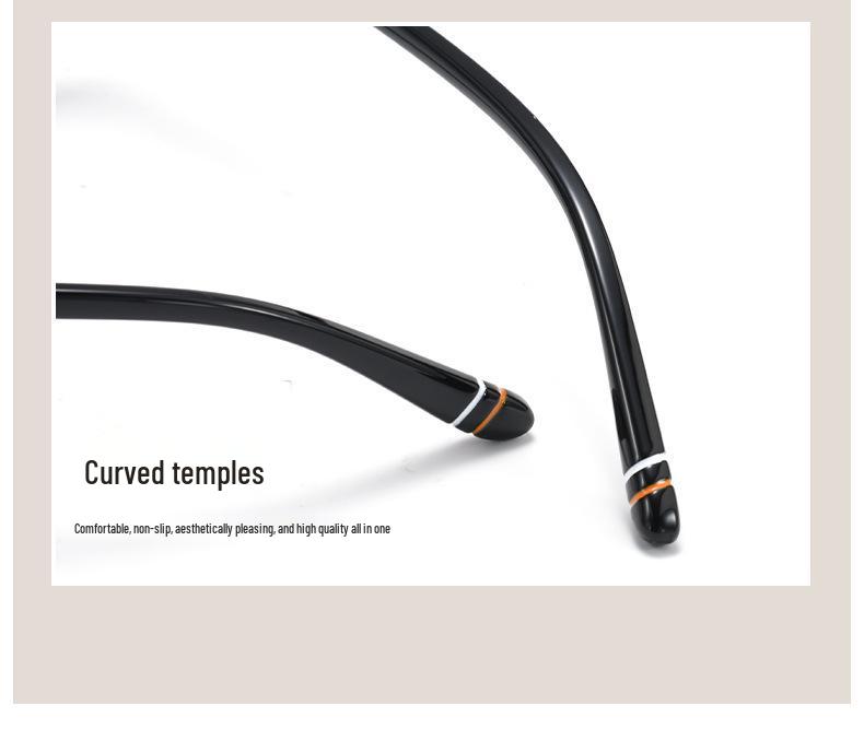 Trendy Unisex Myopia Glasses Frame with Fashionable Plano Lenses