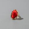 European and American French Vintage Special-shaped Pearl Rings, Women's Index Finger Rings, Personalized Fashion Design, Open Tail Rings