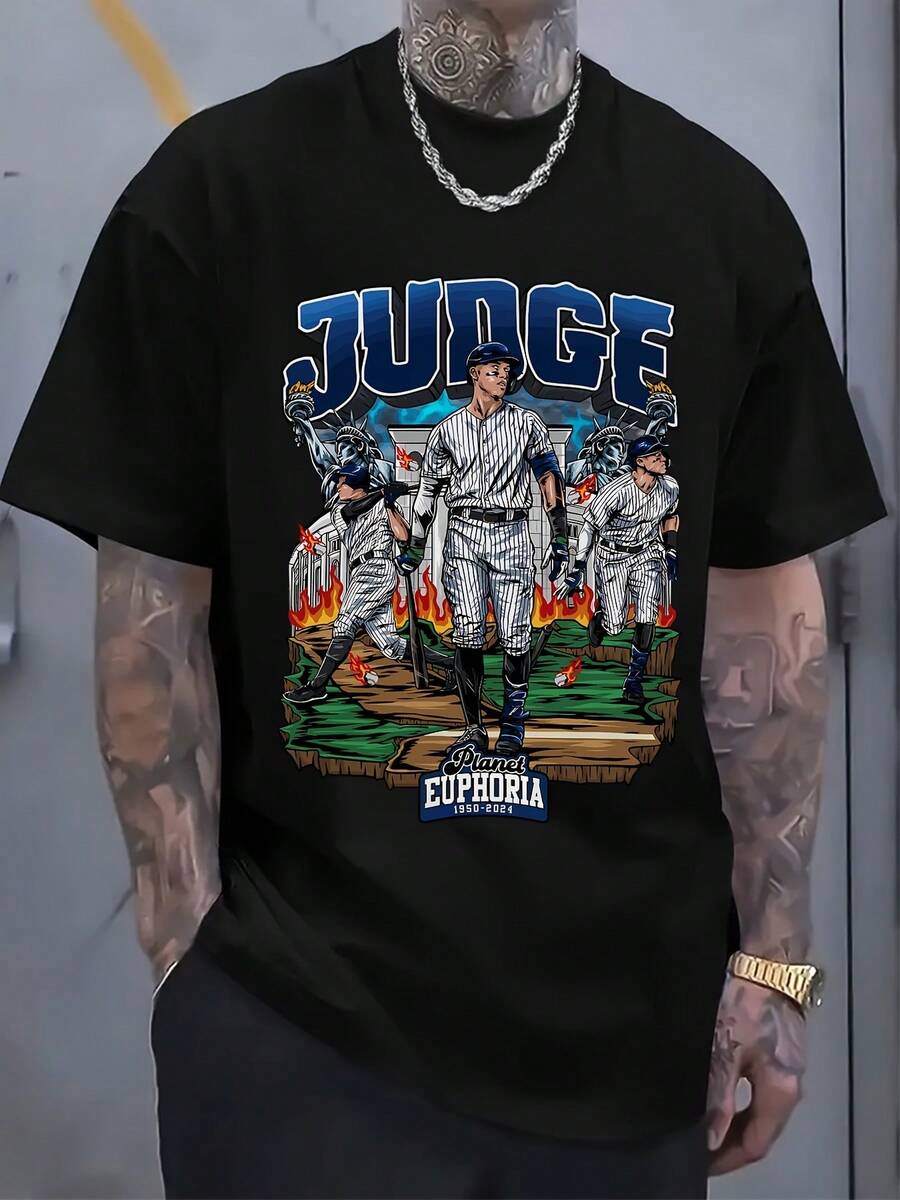 

New York Judge Euphoria Graphic Unisex T-Shirt For Fans XL