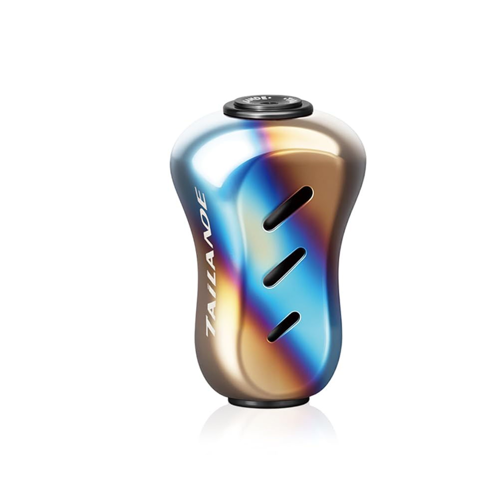 

Титановая ручка катушки T22 для Daiwa Type S и Shimano Type A Замена для спиннинга и кастинга, а также для лайт-гейма и ловли форели в ручьях серый