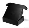 5pcs Extra Hard Black Cardboard Box Thick Corrugated Paper Packaging Box For Business Shipping Mail Box