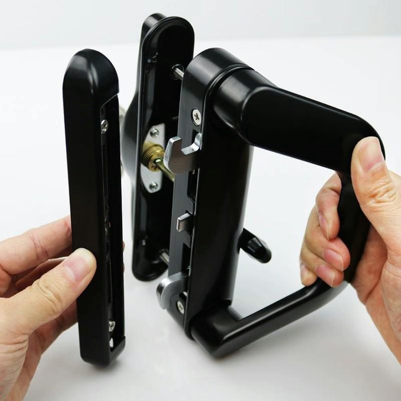 Unilateral Luxury Docking Lock Large Sliding Door Lock Wardrobe Kitchen Partition Balcony Glass Sliding Door Handle Lock