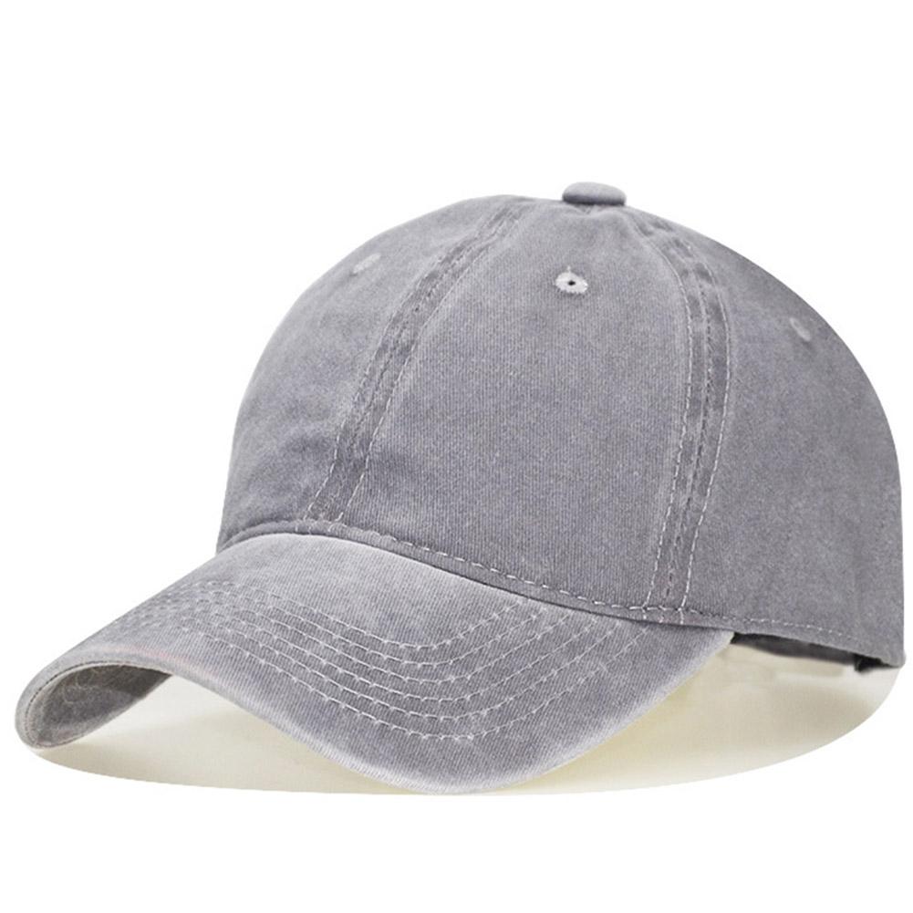 Unisex Vintage Washed Cotton Adjustable Sun Hat Baseball Cap