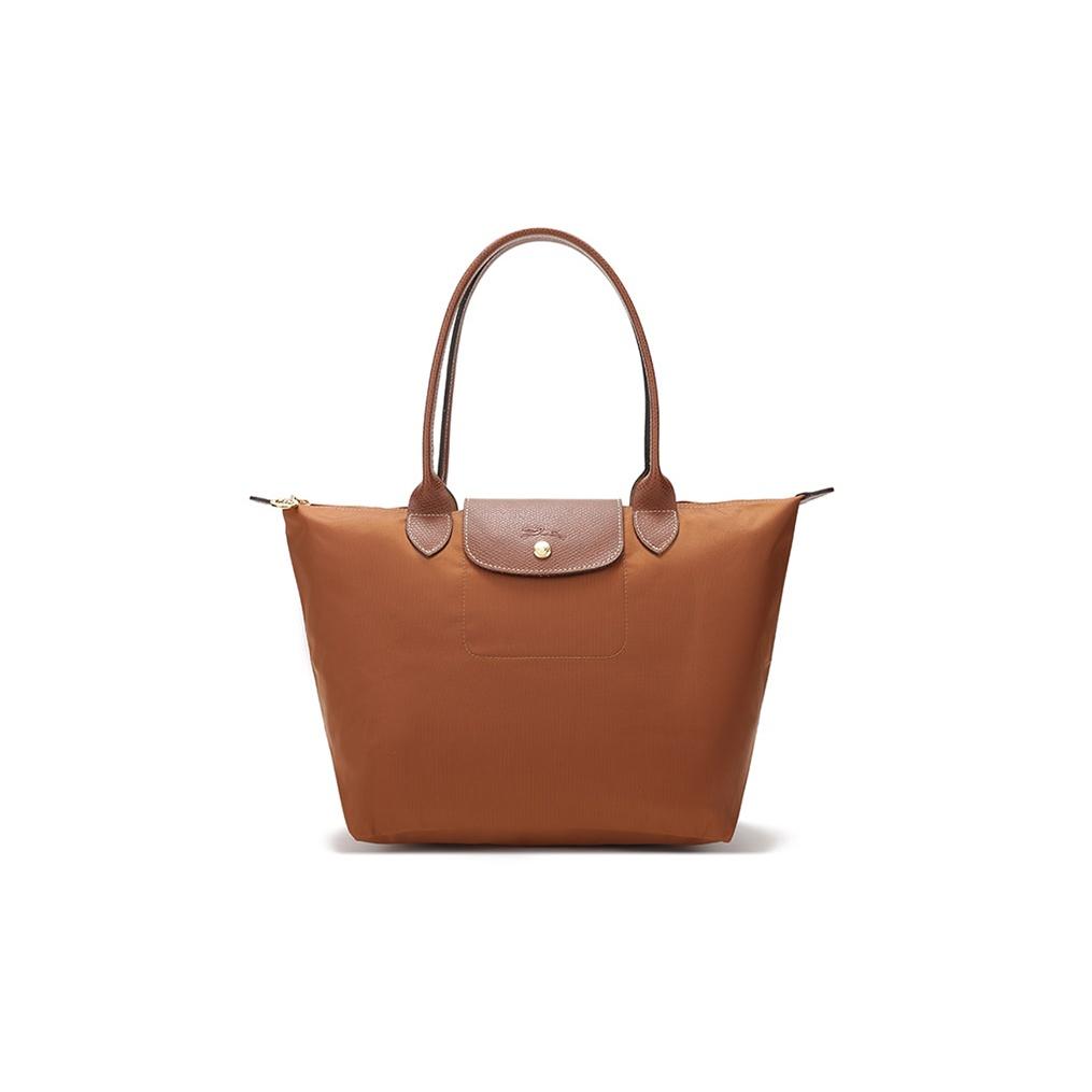 

Longchamp Le Pliage 28 Classic Long Handle Canvas And Leather Trimmed Tote Bag Women tote bags Brandy 2605089504 Basic Set (Bag)