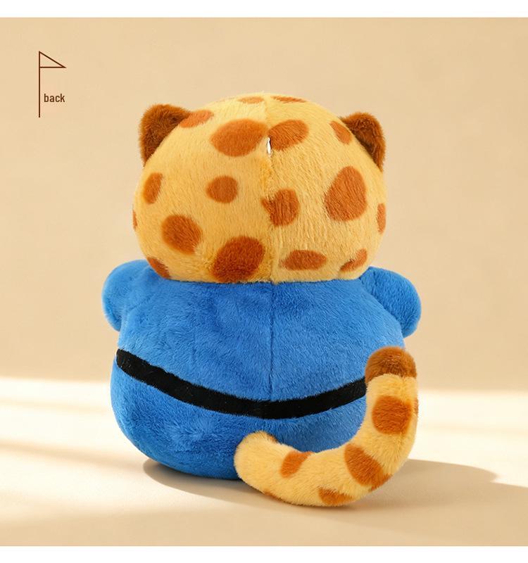 Disney Zootopia Judy, Nick, and Flash Cute Leopard Officer Plush Toys