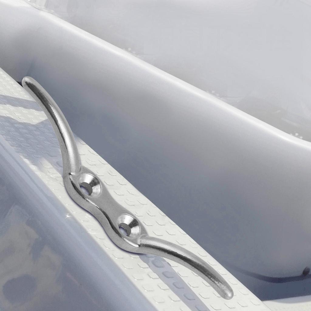 Marine Boat Cleat Stainless Steel Yacht Dock Deck Base Fastener Accessory Large