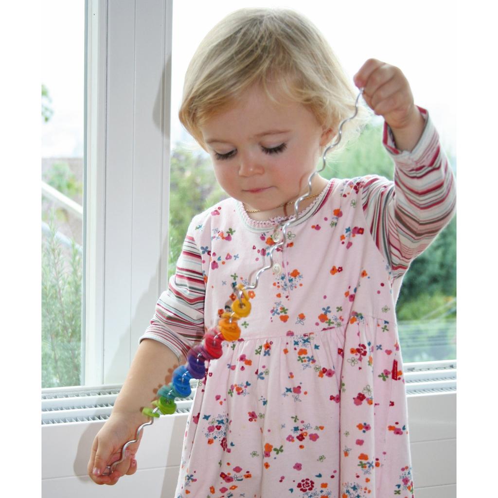 Grimm's Rainbow Spiral Toy, Educational Toy, Repetitive Motion, Science, Visual Educational Toy, 52cm