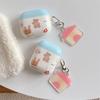 Korean style INS Cute Bear compatible with AirPods Gen 1 protective covers, Gen 2 Gen 1 Pro 1 Apple Bluetooth earphone cases