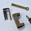 Antique Vintage Lock Mini Bronze Lock Decorative Small Lock Head  Jewelry Storage Box