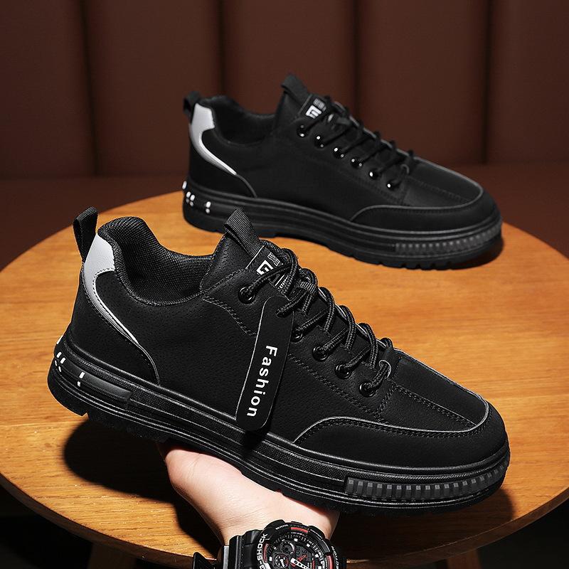 Work Men's Shoes New Work Labor Insurance Shoes Non-slip Waterproof Martin Shoes Spring and Autumn Casual Tooling Hiking Shoes
