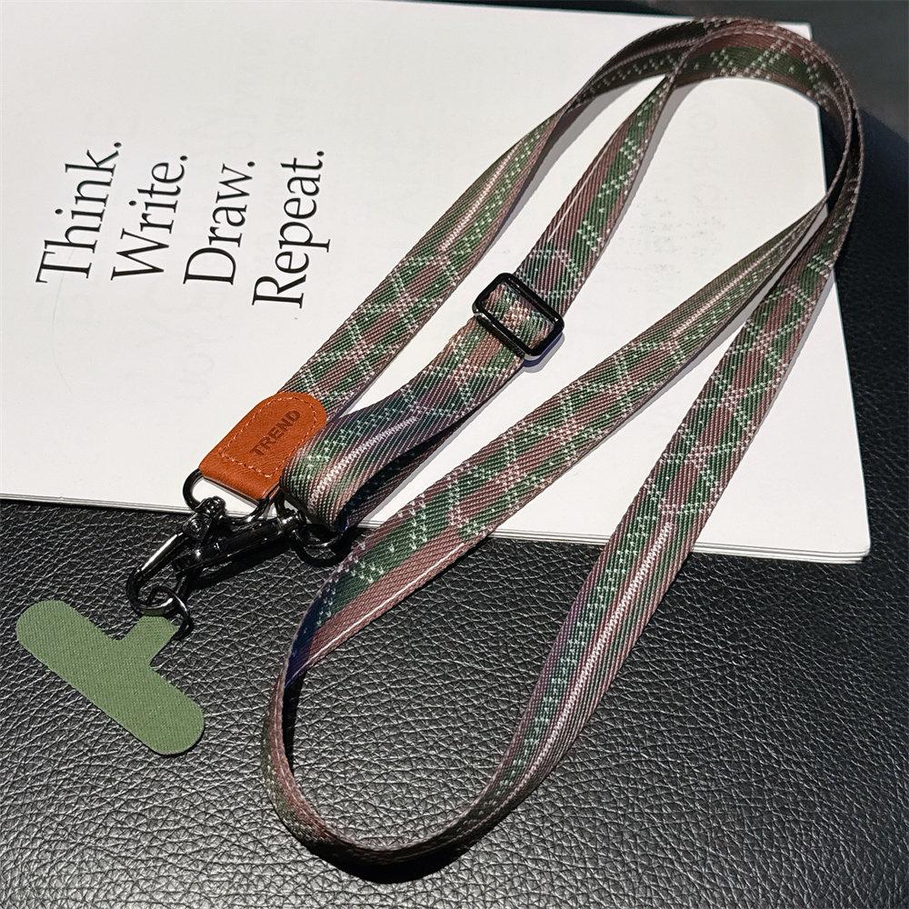 Adjustable Lanyard Crossbody Neck Cord Wrist Strap Phone Case Chain Fashion Anti Loss Outdoor Two Hooks Wide Hanging Rope