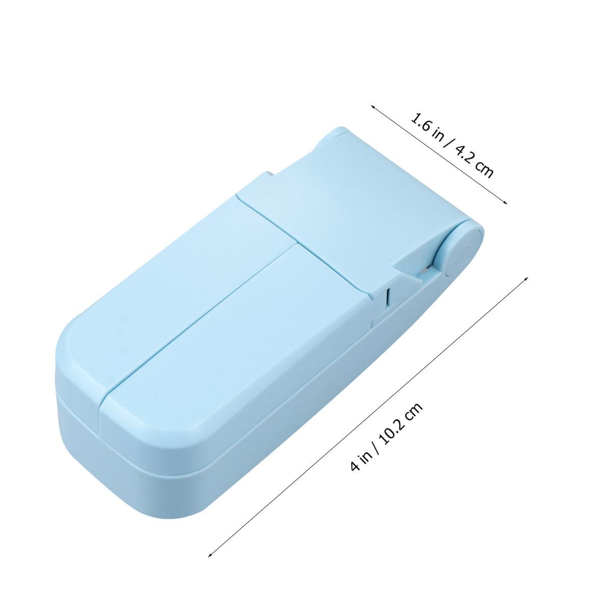 Compact Mini USB Fan Rechargeable Portable Foldable Double Headed Cooling Fan for Travel Outdoor Summer Use Handheld Table Desk