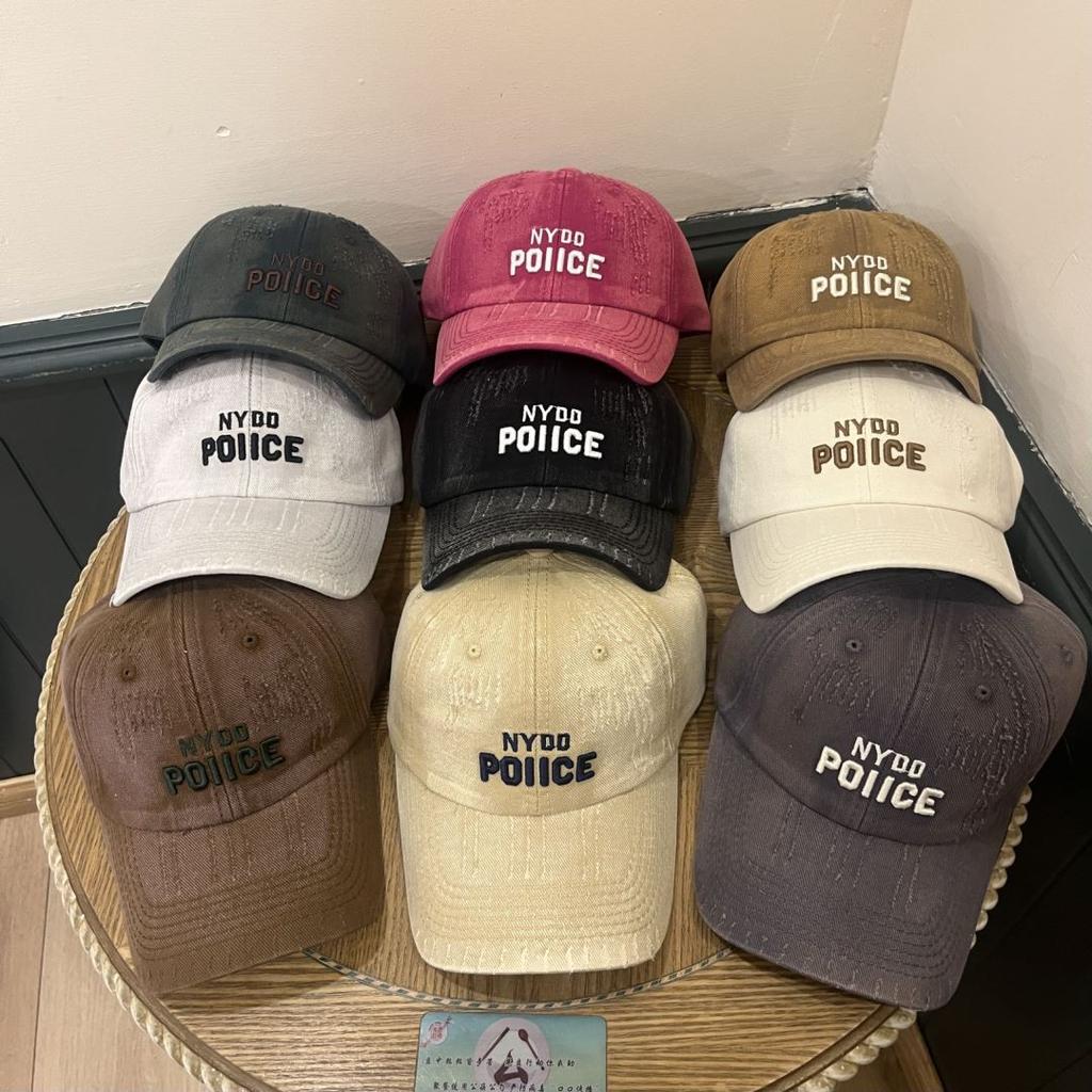 American Baseball Cap Women's New Washing Embroidered Letter Hat Men's Face Showing Small Personality Sun Protection Baseball Cap