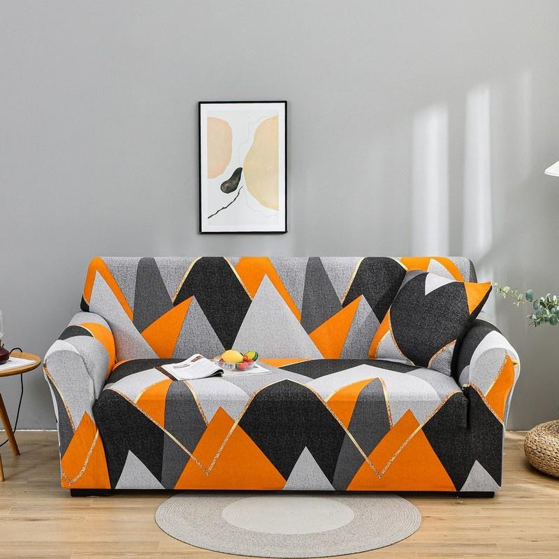 Geometric Printed Sofa Slipcoversastic Sofa Covers For Living Room Non-Slip Couch Cover Funda Sofa S/M/L/Xl 1Pc