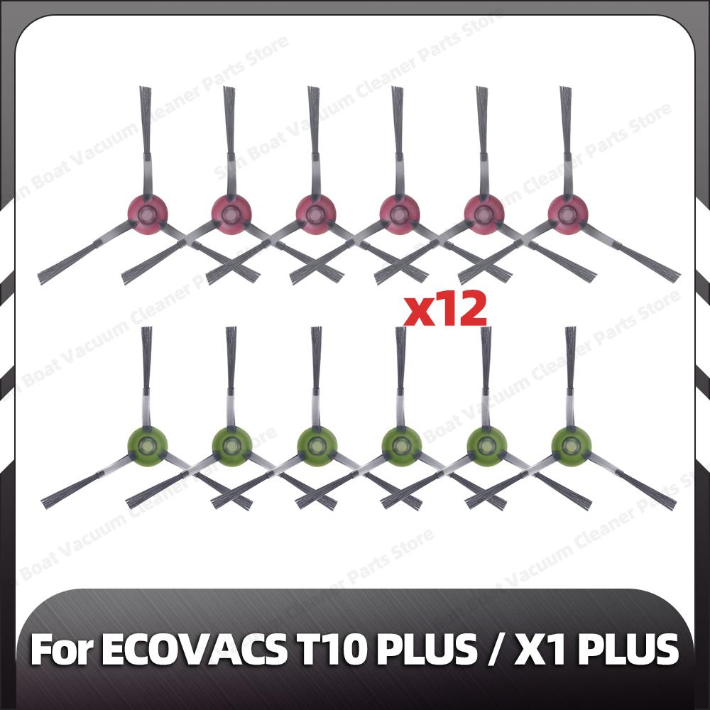 Compatible for ECOVACS T10 PLUS / X1 PLUS Replacement Side Brush HEPA Filter Mop Pad Dust Bag Spare Parts Accessories