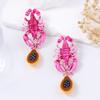 Pendientes Creativos para Mujer Regalo Lindos Únicos de Cangrejo Tachuelas Dibujos Animados Moda Langosta Colgantes Para Niñas Damas