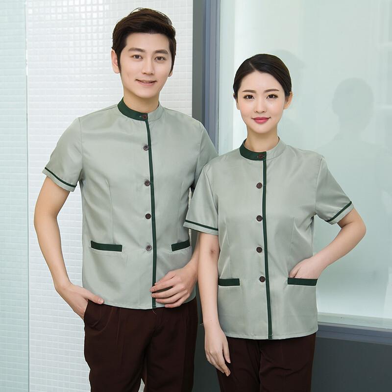 Women s Short-Sleeve Cleaning Work Uniform Set XXXL