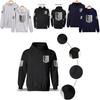 Bluza z kapturem No Kyojin Attack On Titan Wings Przytulny pulower dla najwyższego komfortu**