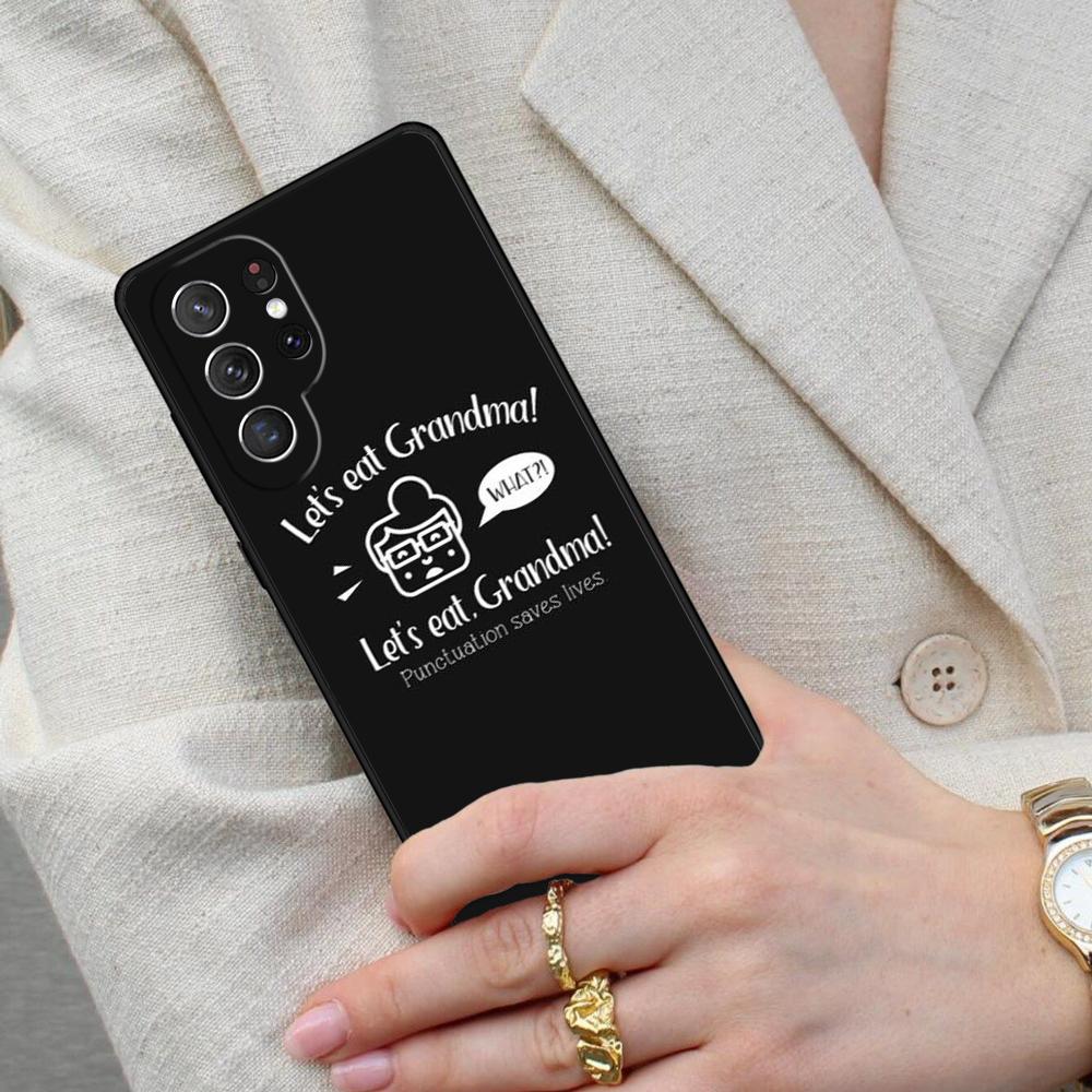 Let's Eat Grandma Cell Phone Case for Samsung Galaxy S26 Ultra S25 S24 S23 S22 S21 S20 Note10 Cover
