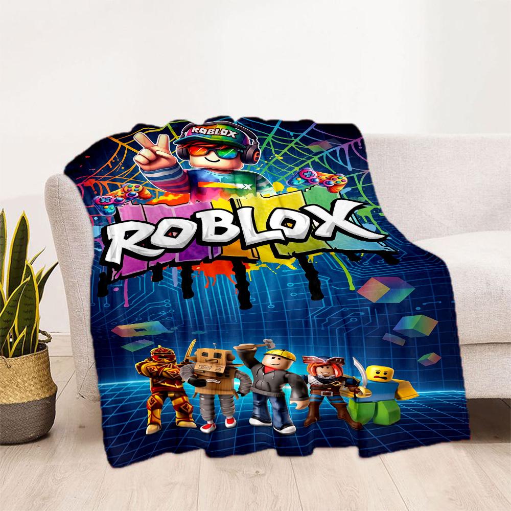 Roblox 103 Blanket Soft Warm Cozy Great for Chair Sofa Seaside Four Seasons Universal Warmthful Decor Ideal Gift For Birthday Valentine'S Day