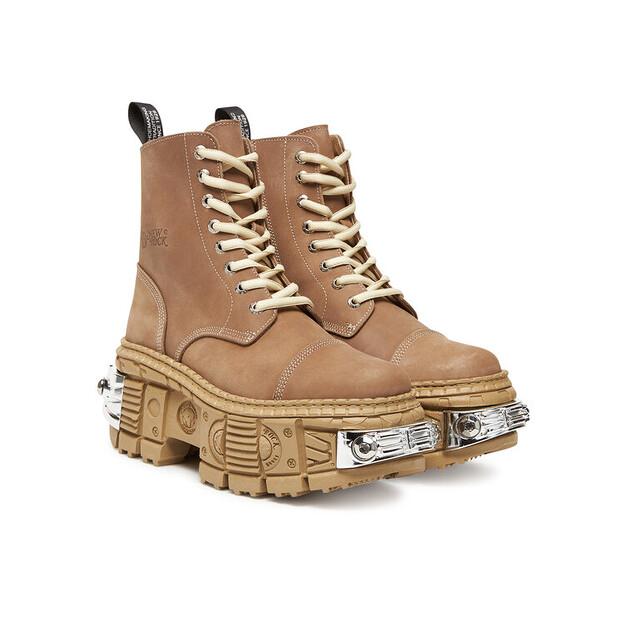 Ankle Boots NEW ROCK M-WALL083C-C18 Brown