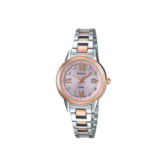 CASIO Women s SHEEN Gold Watch SHE-4522SG-4AUPR Pink Regular Watch Box