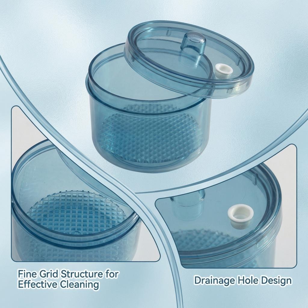 Portable Braces Cleaning Box Denture Cleaner Portable Teeth Box