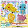 Cap Character Pokémon Pocket Monster 5 Complete Set 4 Types