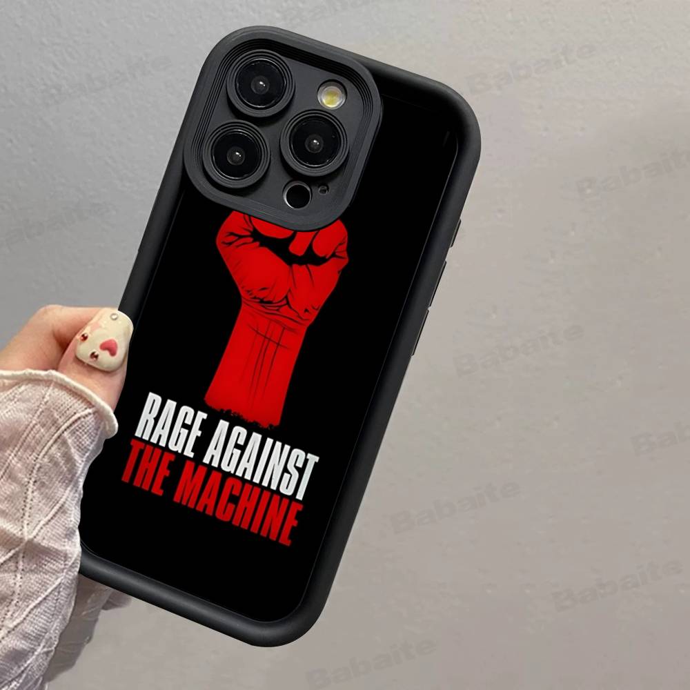 Band Rage A-Against The M-Machine Classic Phone Case For IPhone 17 16 15 14 13 12 11 Air Plus Pro Max Soft Back Cover
