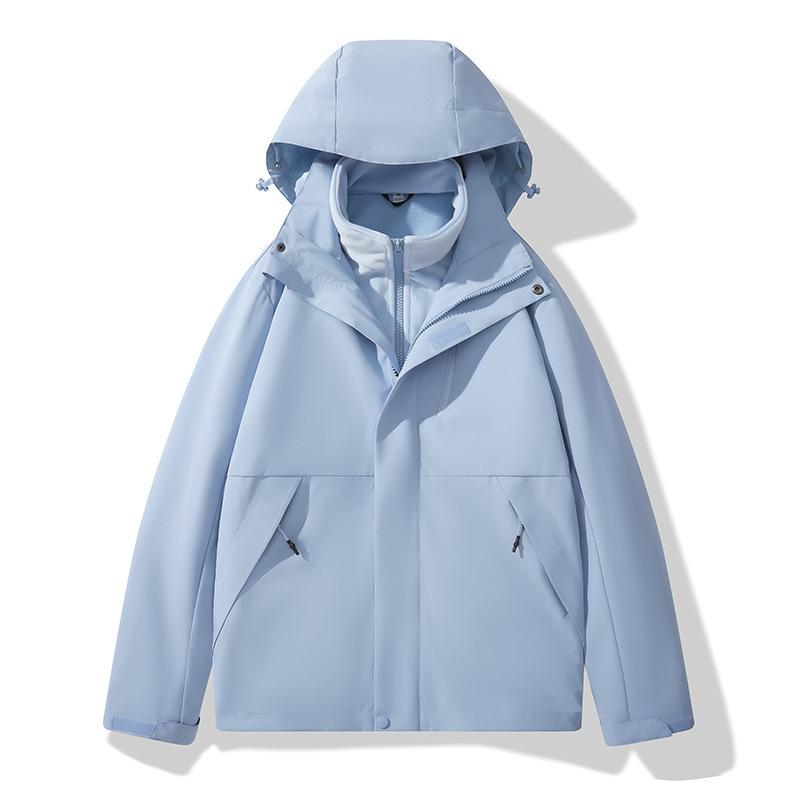 Women's Three-in-one Two-piece Jacket, Windproof, Waterproof, Three-proof Outdoor