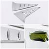 For Toyota Sienna 4th 2024 2024 2024 Car Styling Carbon Chrome Rear Window Spoiler Side Wing Triangle Cover Trim Molding Garnish