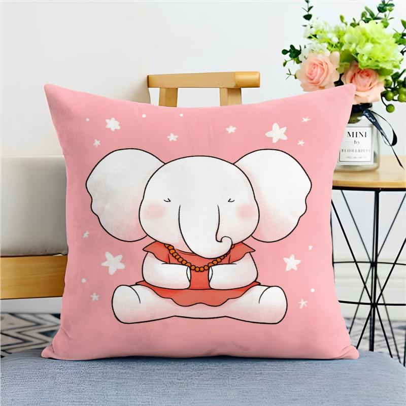 Cartoon Animal Pillowcase Dormitory Decoration Office Living Room Home Pillowcase