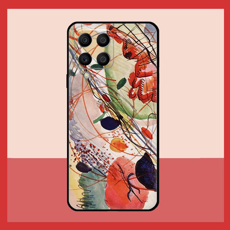Wassily Kandinsky Abstract Artistic Case For Samsung Galaxy M56 M12 M06 M32 M52 M35 M55 M15 M11 M13 M14 M16 M36 M31 M53 M34 M54